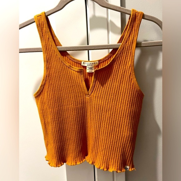 Billabong Tops - Billabong Cropped Ribbed Tank